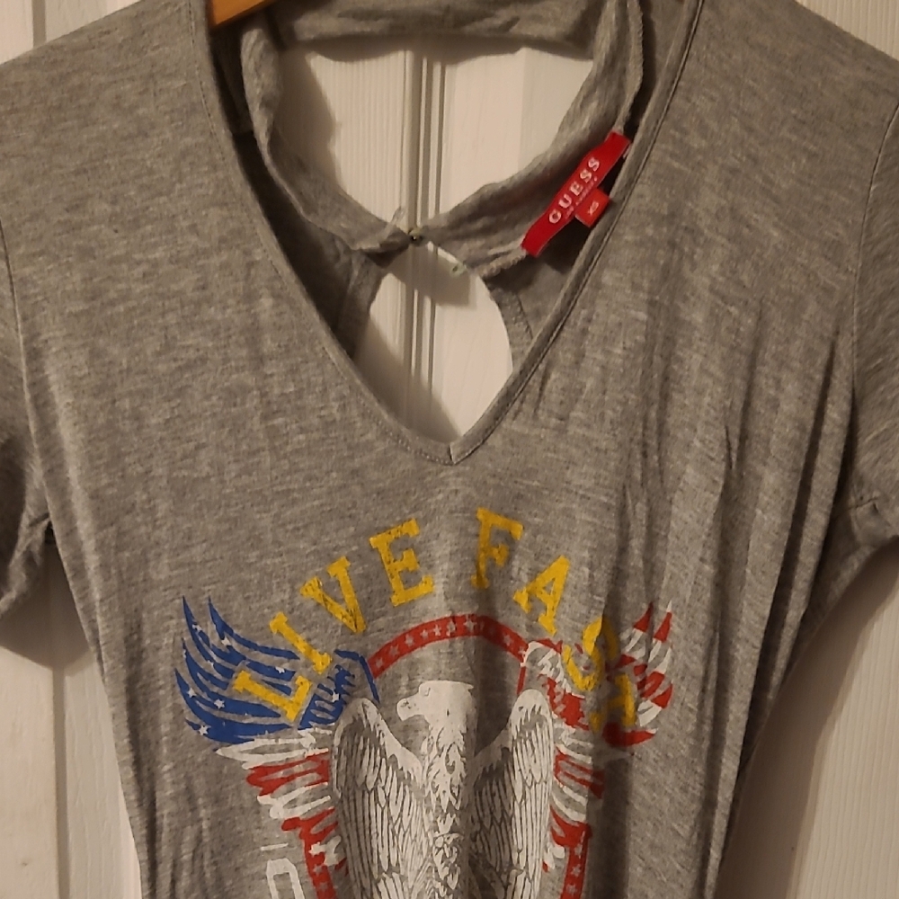 Guess Gray  Short Sleeve T-Shirt